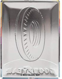 metalen reclamebord goodyear tires rainbow 30-40 cm