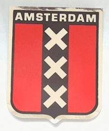 sticker stad amsterdam 6,2 bij 7,5 cm