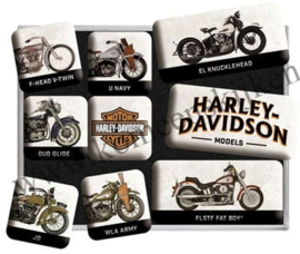 magneetset Harley-Davidson model chart
