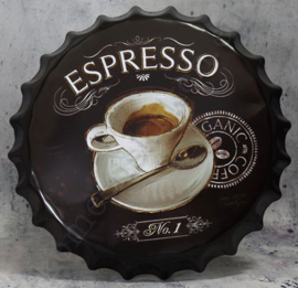 blikken kroonkurk espresso 40 cm