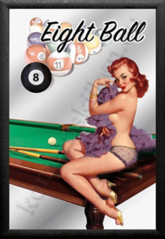 spiegel snooker eight ball pin up