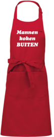 Luxe schort Mannen koken buiten