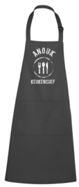 Luxe schort - keukenchef - met naam