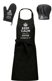 Cadeauset "Keep Calm" met voornaam