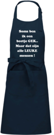 Keukenschort - Soms ben ik een beetje gek...
