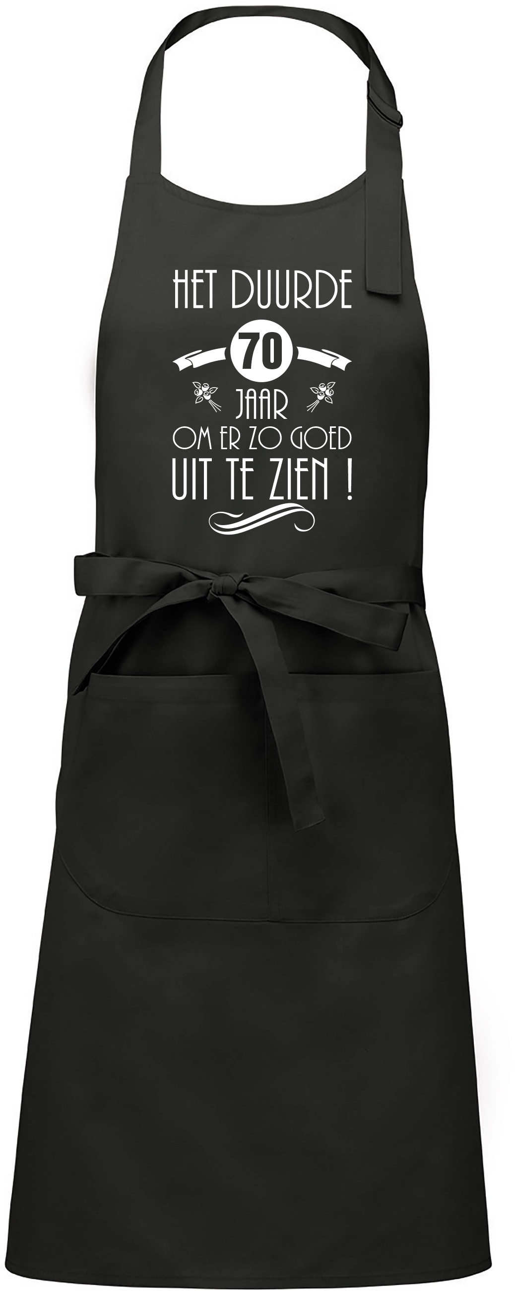 Luxe schort - Het duurde ..... jaar om er zo goed uit te zien