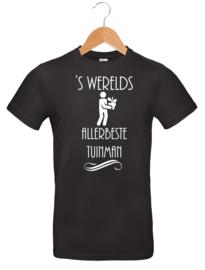 T-shirt zwart Tuinman