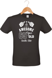 T-shirt- Awesome - met leeftijd