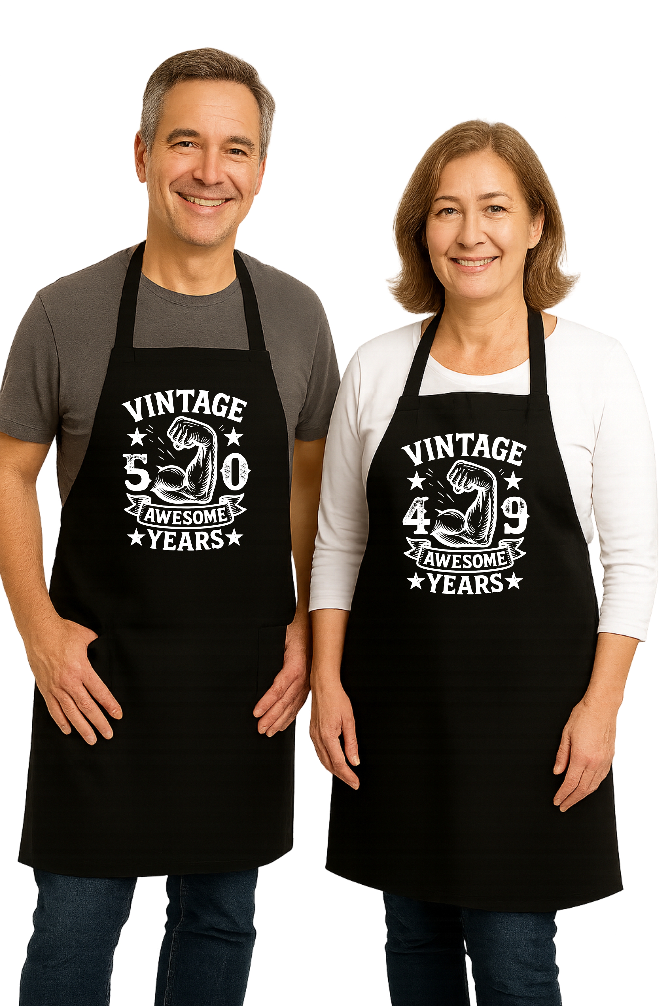Schort - Vintage - Awesome - met leeftijd