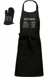 Luxe BBQ schort + handschoen  - BBQ Timer