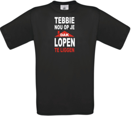 T-shirt met tekst naar wens