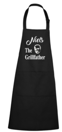 BBQ- schort - The Grillfather - Corleone - met naam
