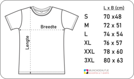 T-shirt - Unisex - Zwart - Niemand is perfect maar..... Bull Terrier