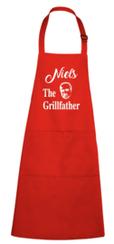 BBQ- schort - The Grillfather - Corleone - met naam