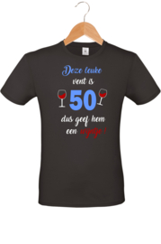 T-shirt - deze leuke vent - geef hem een wijntje