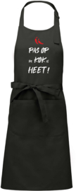 Luxe schort - Pas op de kok is heet !