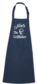 BBQ- schort - The Grillfather - Corleone - met naam