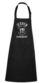 Luxe schort - keukenchef - met naam