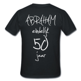 T-shirt zwart Abraham