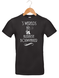 T-shirt zwart Bouwvakker