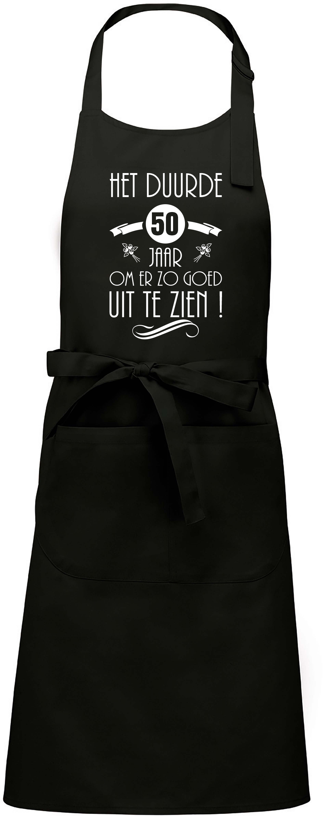 Luxe schort - Het duurde ..... jaar om er zo goed uit te zien
