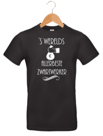 T-shirt zwart Zwartwerker