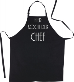 Luxe schort Hier kocht der Chef