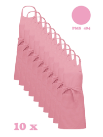 10 Horecaschorten "Dark Pink"