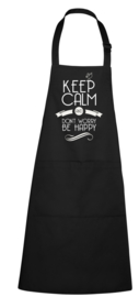 Luxe schort - Keep Calm - Dont Worry be Happy