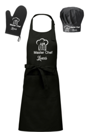 Cadeauset "Master Chef" met voornaam