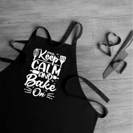 Schort - Keep Calm and bake on