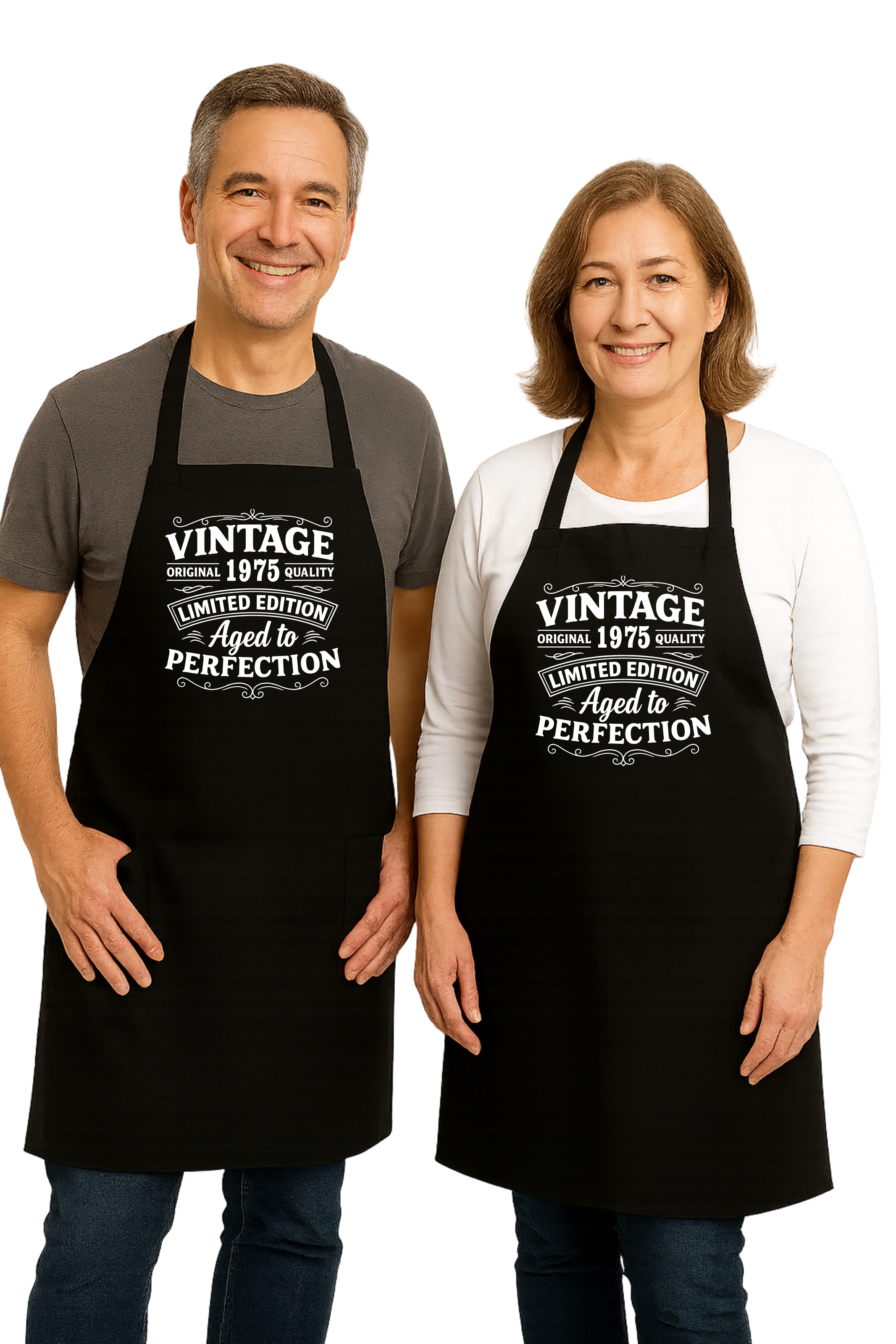 Schort- Awesome Vintage Adged to perfection - met jaartal