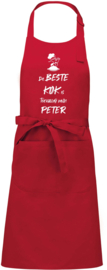 Keukenschort - De beste kok is mijn PETER