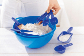 Tupperware - Maatlepels blauw