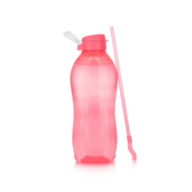 Tupperware - NIEUW Eco+ Fles 2 ltr met rietje