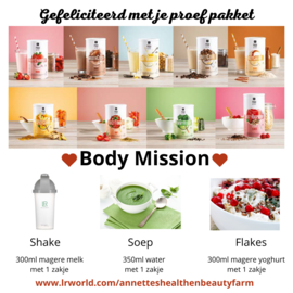 Proefpakket Body Mission