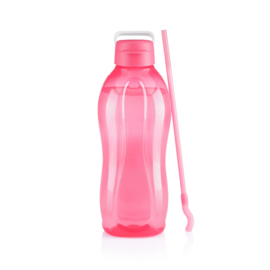 Tupperware - NIEUW Eco+ Fles 2 ltr met rietje