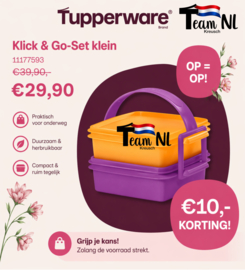Tupperware - Klick & Go set