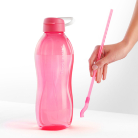 Tupperware - NIEUW Eco+ Fles 2 ltr met rietje