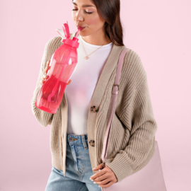 Tupperware - NIEUW Eco+ Fles 2 ltr met rietje