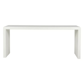 VERONA - console - kalkpleister - L 180 x W 45 x H 76 cm - gebroken wit