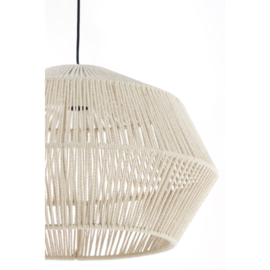 Hanglamp Ø49x30 cm DEYA crème