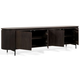 Mokka TV-Meubel Donkerbruin 210cm