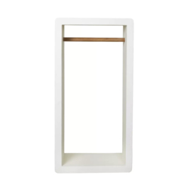 VERONA - rek - kalkpleister - L 60 x W 50 x H 120 cm - gebroken wit