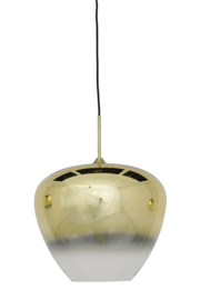 Hanglamp Ø40x34 cm MAYSON glas goud-helder+goud