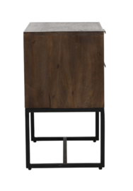 Kast 60x40x70 cm MEAVE hout donker bruin
