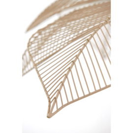 Hanglamp Ø72x29 cm PAVAS mat beige
