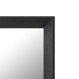 Chevar Black oak wood mirror rectangle L