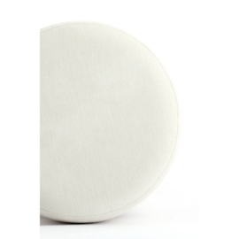 Poef Ø42x43 cm CURTEA crème