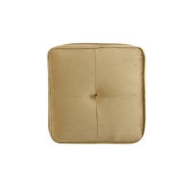 Poef 40x40x35 cm KIKI velvet karamel